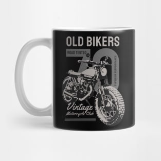 Old Bikers vintage 1970 motorcycle custom Mug